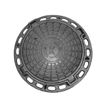 Люк чугун Т (тяжелый) (К) Ду840х100мм (25т) 4-х ушковый Сантехпром